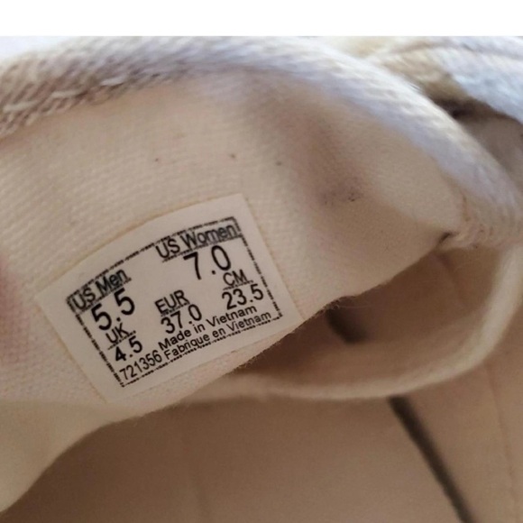 adidas Beige Canvas Women's size 7 Sneakers - Picture 6 of 8